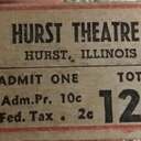 Hurst Theater - Movie Ticket Stub
