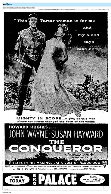 John Wayne--Number Two Box Office Star (1956)