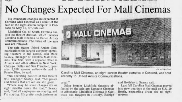 Southeast Cinemas Carolina Mall