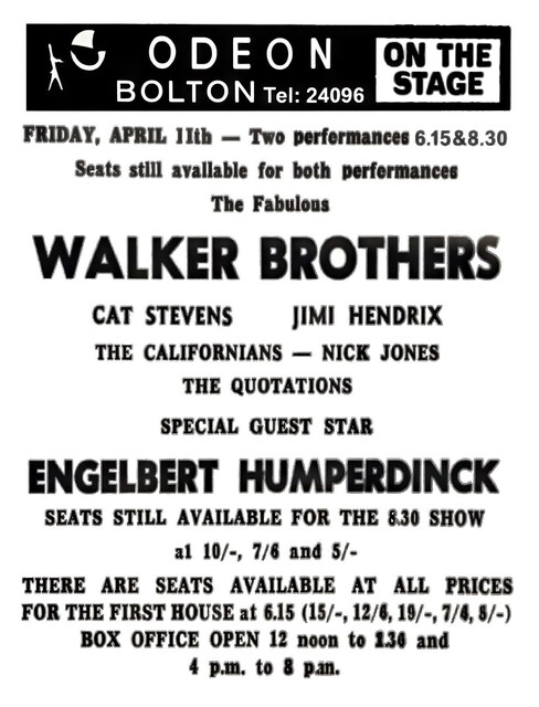 1967 stage performance poster.