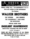 1967 stage performance poster.