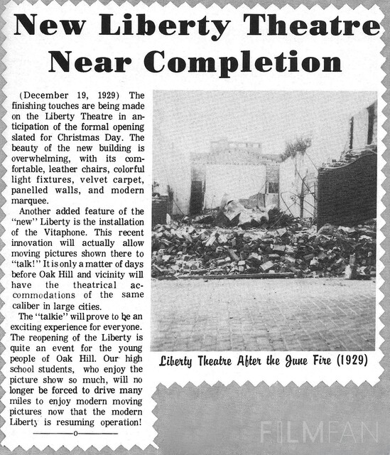 The New Liberty Theatre - December 19, 1929