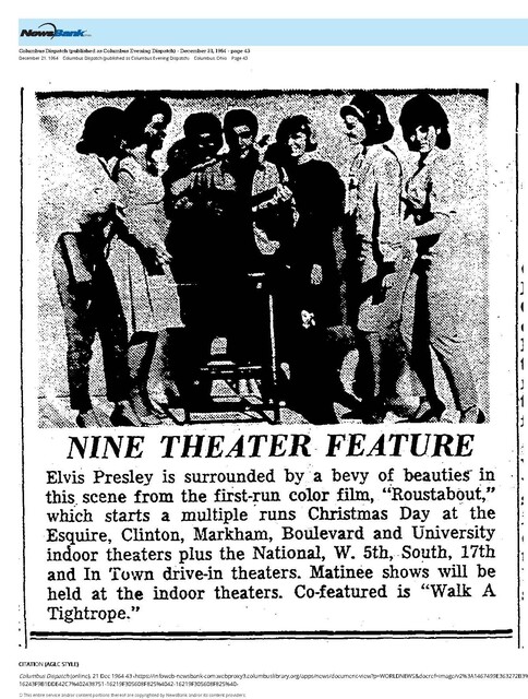 Elvis Presley--Number Six Box Office Star (1964)/East Main Corridor