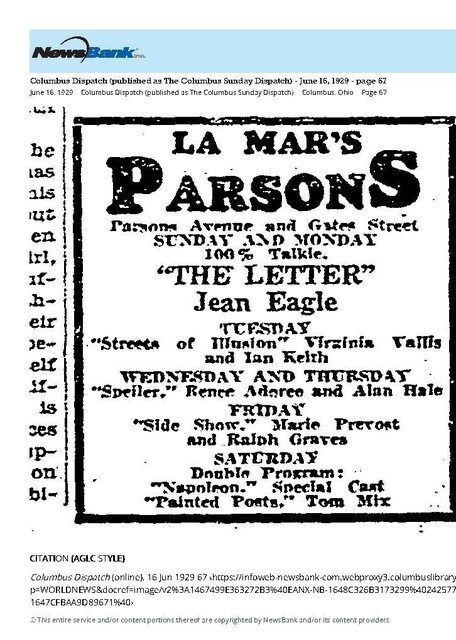 Theater Showman and More (1929): Lamar Funston