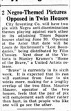 (1949) Two of the Four 'Negro Problem' Films Run Next Door to Each Other
