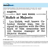 Theater Showman and More: Lou Holleb (1942)