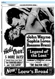 John Wayne--Number Two Box Office Star/Rock Hudson # 1 Box Office Star (1957)