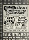 Trade Ad (1949)/Humphrey Bogart--Number Nine Box Office Star