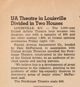 United Artists Twinned (1963)