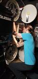 Projectionist Threading Up 35mm Projector