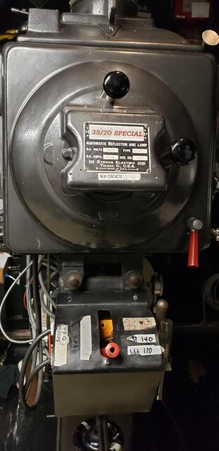 Back Photo Stanford Theatre Projector