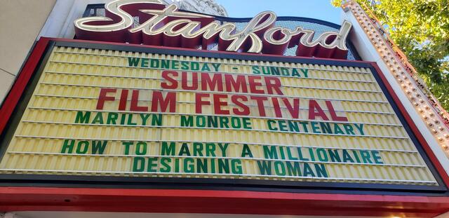 Marquee At Stanford Theatre Palo Alto CA 