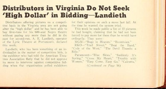 African American Theaters (1947)