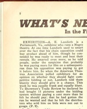 African American Theaters (1947)