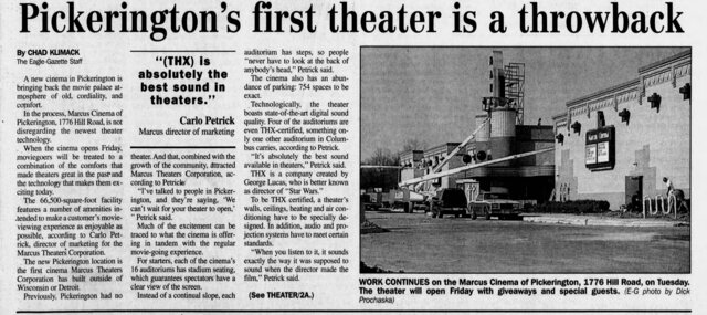 Marcus Pickerington Cinema
