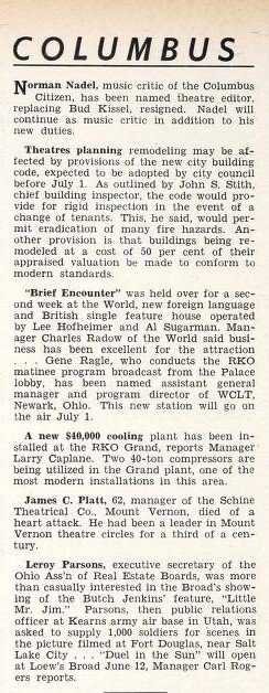 June 1947 News