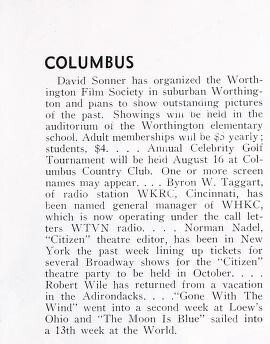 July 1954 News