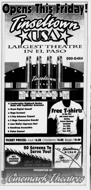 Cinemark Tinseltown Las Palmas XD and ScreenX