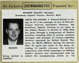 Theater Showman and More: Richard Sklucki (1960)