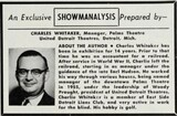 Theater Showman and More: Charles Whitaker (1960)