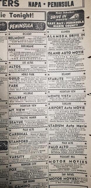 Movie Listing  Stanford Theatre  Palo Alto 