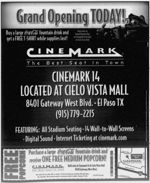 Cinemark Cielo Vista Mall 14 and XD
