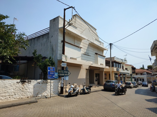 Old Epidavros Cinema façade left