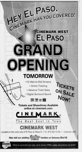 Cinemark West El Paso XD and ScreenX