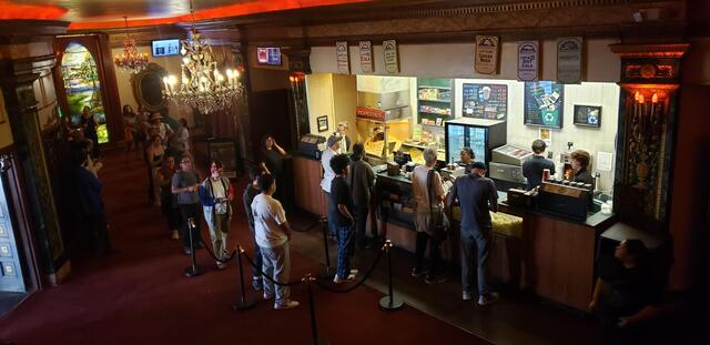 Long Lines Concession Counter Grand Lake Theatre Lobby