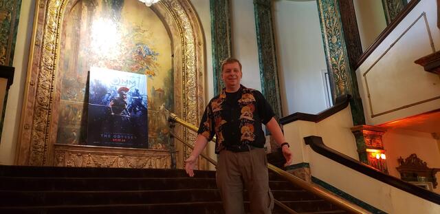 Staircase Up To Theatre #2 Grand Lake Theatre 'Andy' 