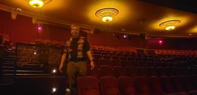 'Andy' Checking Out Theatre #2 Grand Lake Theatre