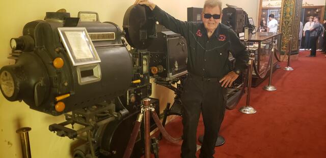 Old Projectors On Display Lobby  'MR T'  Grand Lake Theatre