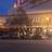 Outside Huge  Grand Lake Theatre  Moving Lights Roof Sign