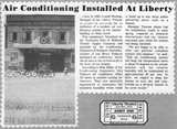 Air Conditioning Installed at Liberty Theatre - June 14, 1950