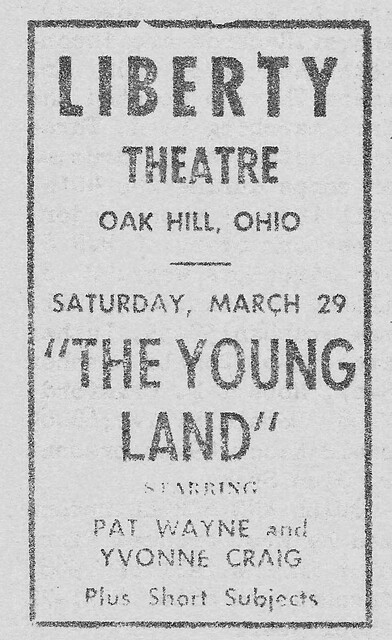 The Last Movie to Play at the Liberty Theatre - March 26, 1960