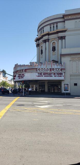 Outside Neon Marquee For 70mm Odyssey  Grand Lake Theatre 
