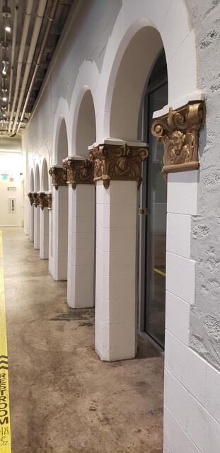 Side Wall Area  Varsity Theatre  Now Flat Floors 