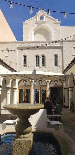 Courtyard Entrance  Varsity Theatre  Palo Alto CA 