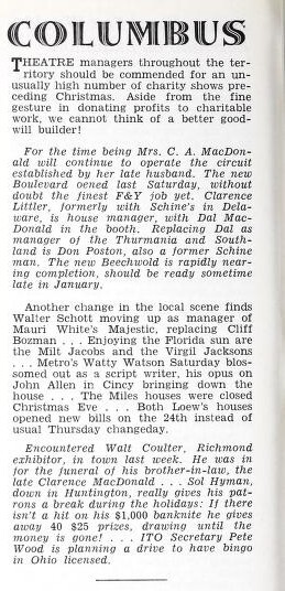 December 1940 News