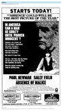 Paul Newman--Number Nine Box Office Star (1982) / 11 Weeks Run