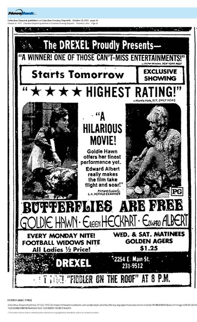 Goldie Hawn--Number Ten Box Office Star (1972)