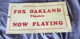 Fox Oakland Sign