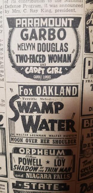 Fox Oakland Theatre   Oakland Tribune Newspaper