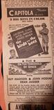 Capitola By The Sea  1956 Movie Ad  Capitola Theatre
