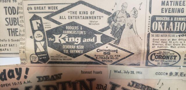 Fox Theatre SF  6 Track Stereophonic Sound 1956