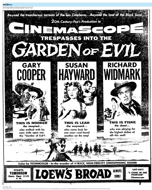 Gary Cooper--Number Three Box Office Star (1954)