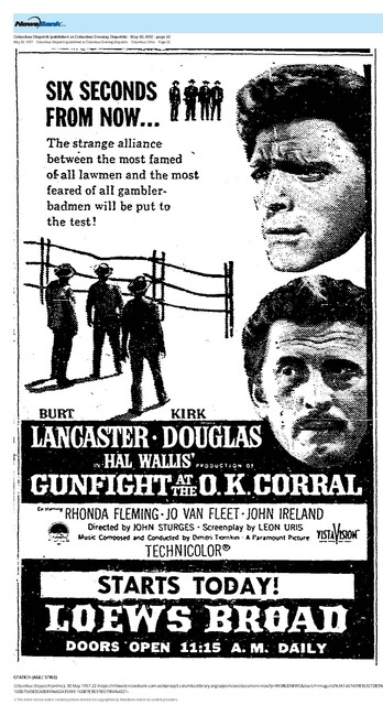 The Great Directors: John Sturges (1954)/Name As Many O.K. Corral Movies That You Can