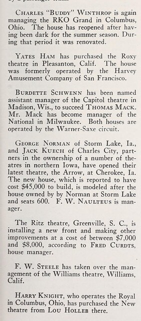 October 1940 News
