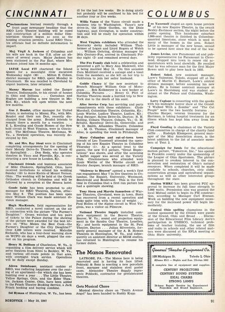 May 1947 News