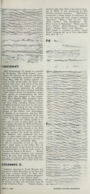 June 1964 News